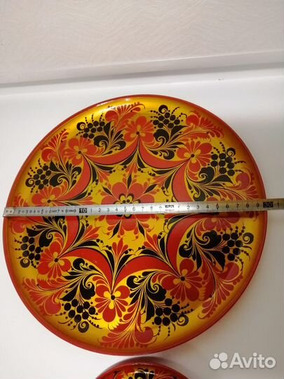 Набор тарелок хохлома