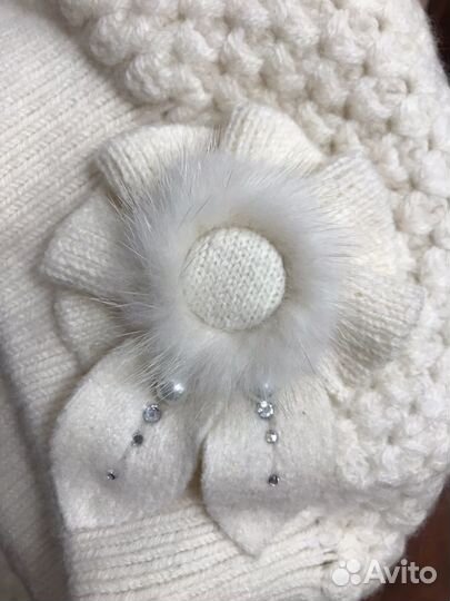 Берет женский из шерсти/акрила