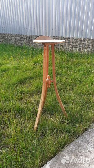 Подставка для цветов напольная деревянная