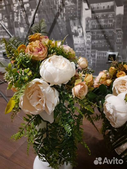 Свадебные украшения на стол, цветы