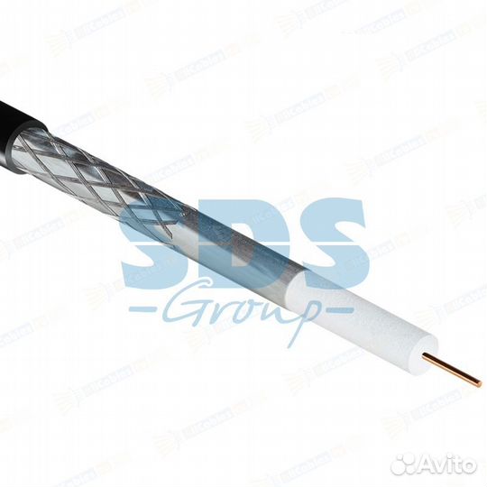 Rexant 01-2202 кабель коаксиальный RG-6U (75 Ом)