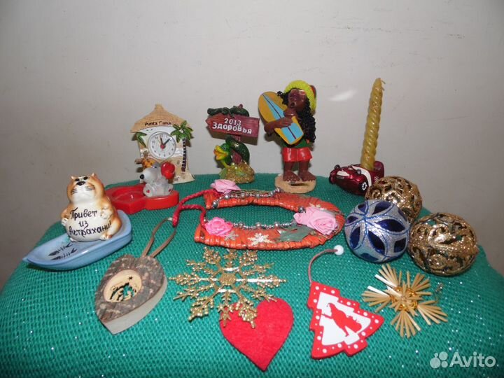 Фигурки и посуда из керамики