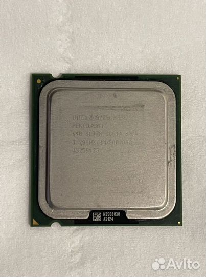 Intel Pentium 4 3,2ггц сокет 775 + кулер +радиатор