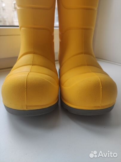 Детские утеплённые резиновые сапоги 30-31