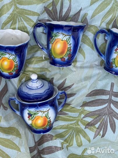 Чайный сериз с сахарницей