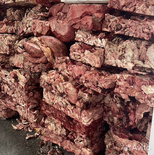 Мясо (обрезь ) говяжья для собак