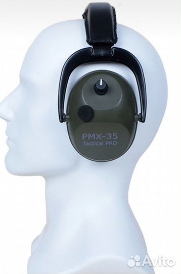 Наушники активные PMX-35 Tactical PRO (green)