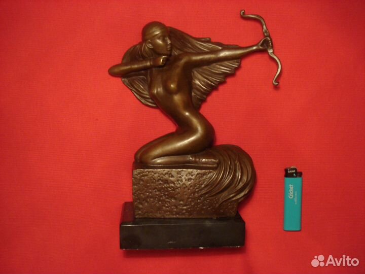 Стрелец Sagittarius 1985г Бронза Италия 26см Декор