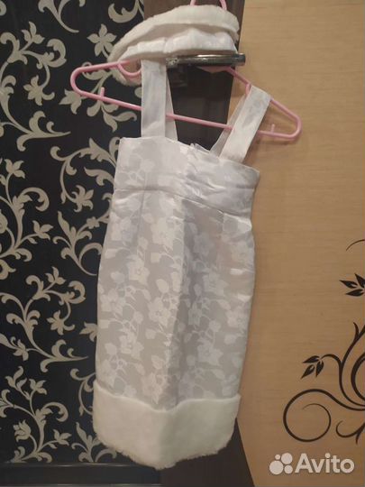 Костюм снегурочки на 5-8 лет