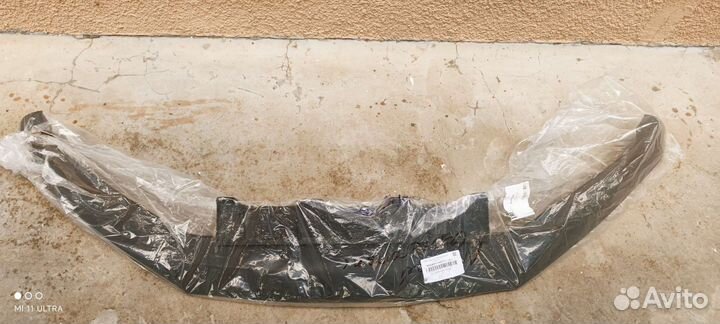 Юбка переднего бампера Фольксваген tiguan 1