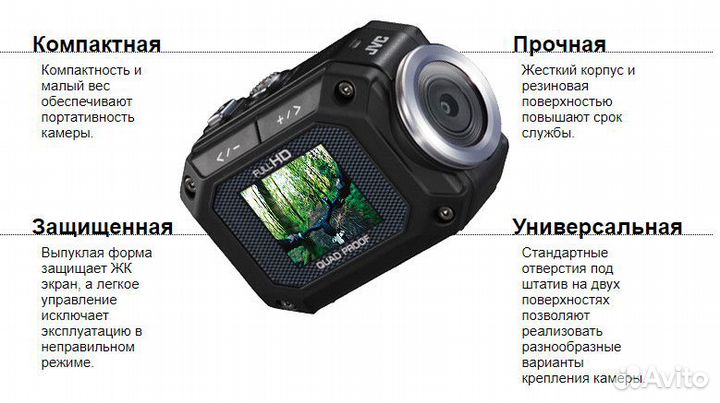 Экстрим камера JVC adixxion