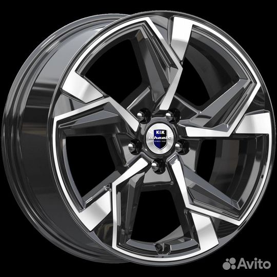 R18 5x112 7,5J ET43 D57,1 K&K Кайан (кс1012) алмаз чёрный