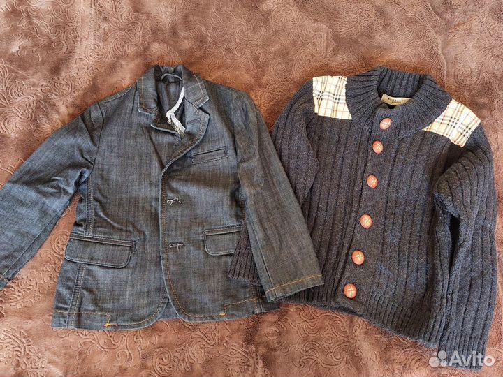 Продам пиджак и кофту на мальчика 92р