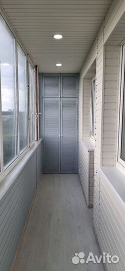 Ремонт балкона под ключ