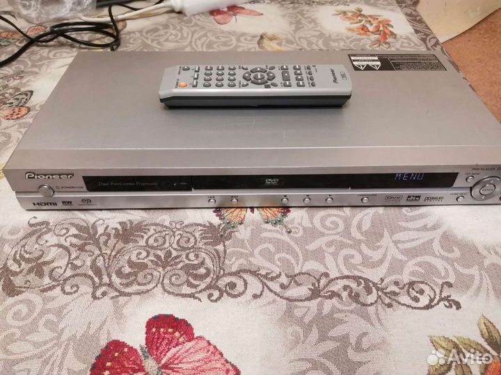 Dvd плеера pioneer с пультами и с кабелями любыми