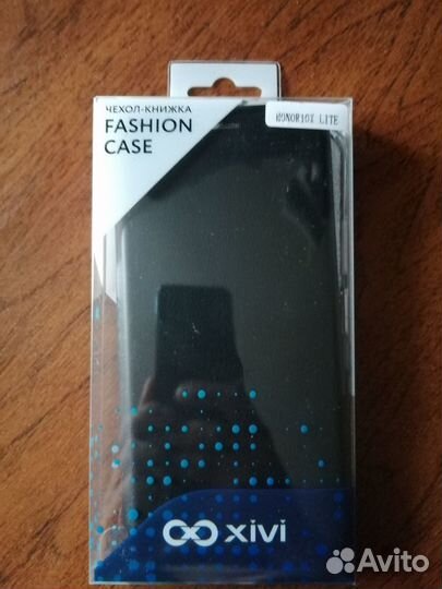 Чехол на Honor 10x Life новый, книжка,чёрный