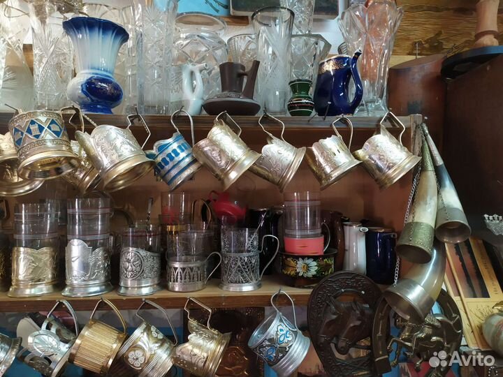 Подстаканники мнц алюминий стаканы СССР