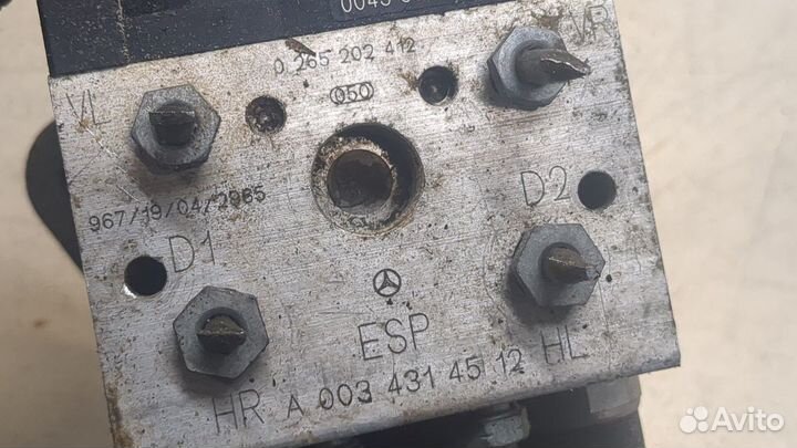 Блок абс, насос Mercedes A W168, 1999