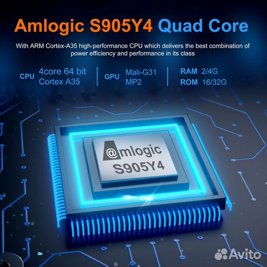 Смарт тв приставка (стик) X98 S500 Mini 2/16 Гб