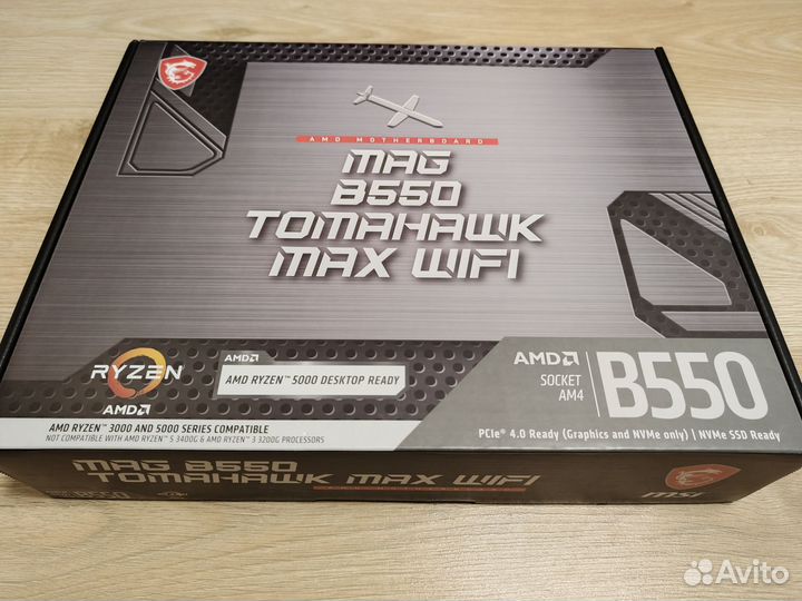 MSI MAG B550 tomahawk MAX wifi новая