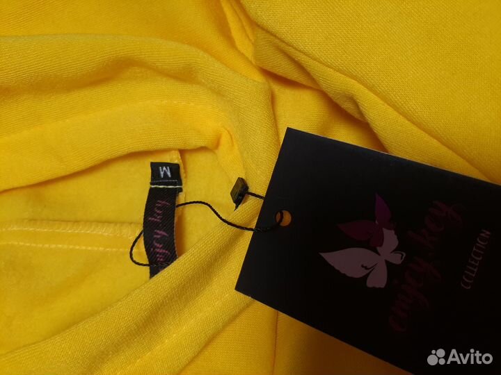 Спортивный костюм женский мягкий желтый