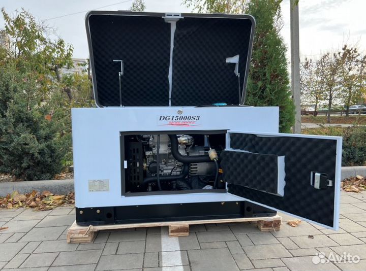 Дизельный генератор 13,5 кВт G-power трехфазный