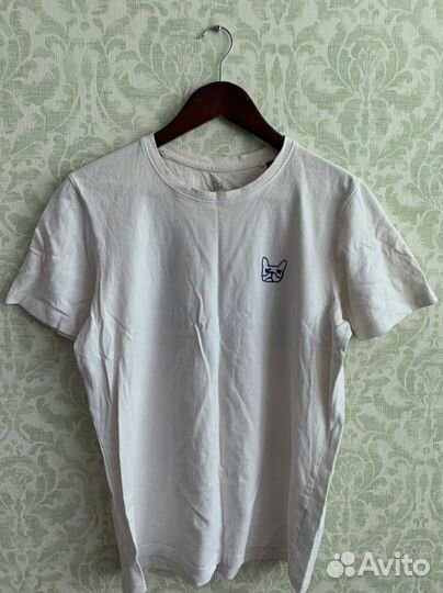 Белая футболка для мальчика 176