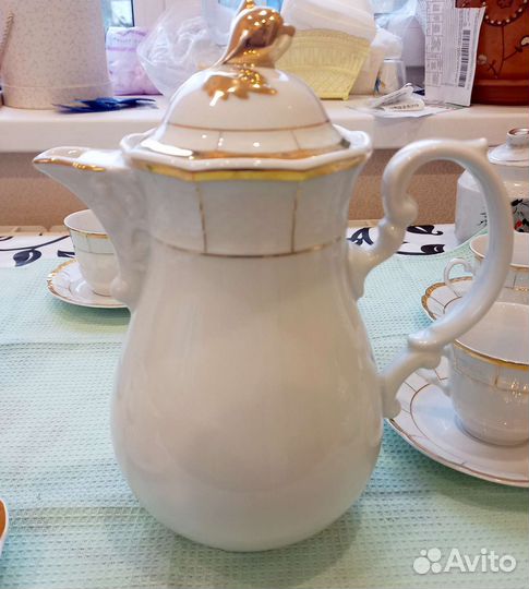 Кофейный сервизThun 6 персон 15 предметов