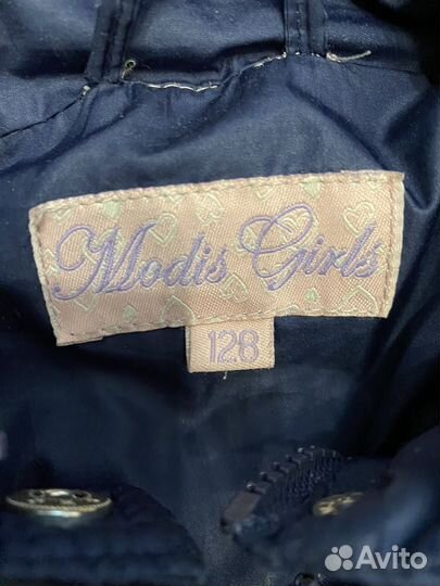 Пуховик на девочку 128