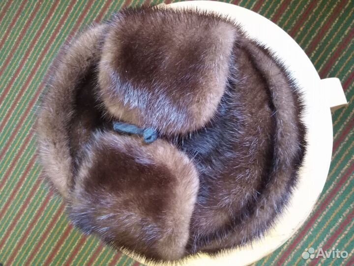 Мужская норковая шапка