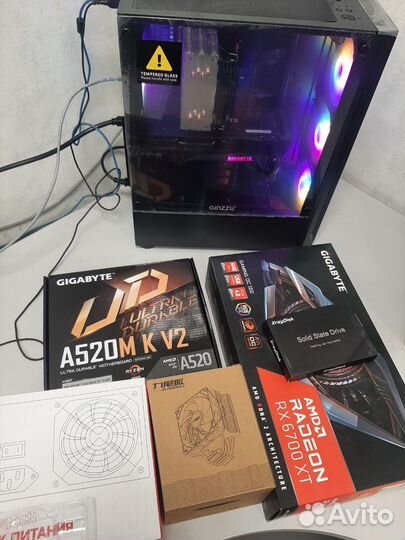 Компьютор игровой Rx6700xt 12gb/r5 5500