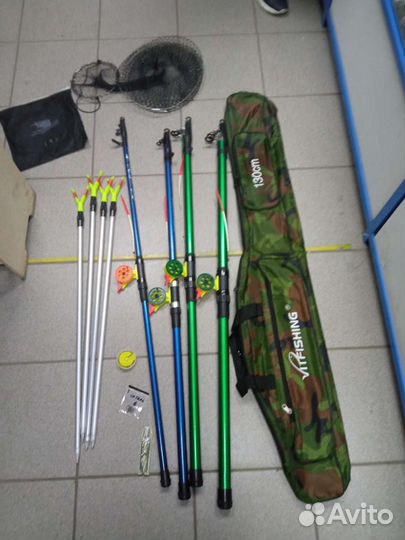 Набор удочек на рыбалку комплект