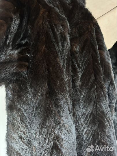 Шуба норковая 46 48 бу