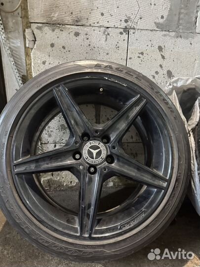 Диски разноширокие mercedes r18