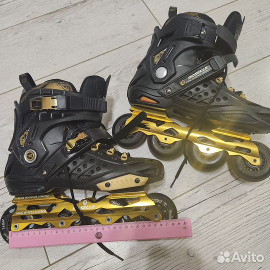 Ролики oxelo, подрост, дет. с диодами-Rollerblade