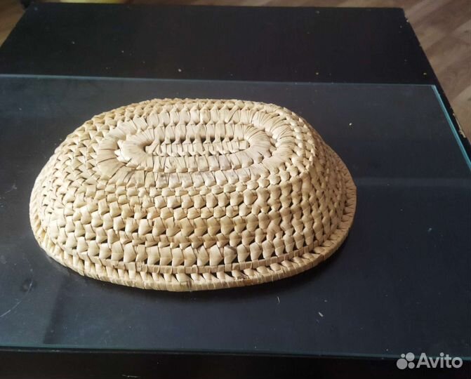 Корзинка из соломки СССР