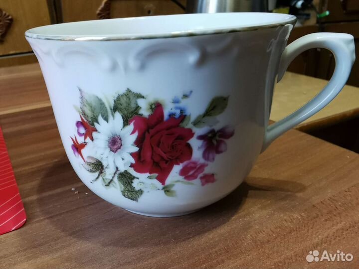 Чайные чашки Чехия. Фарфор