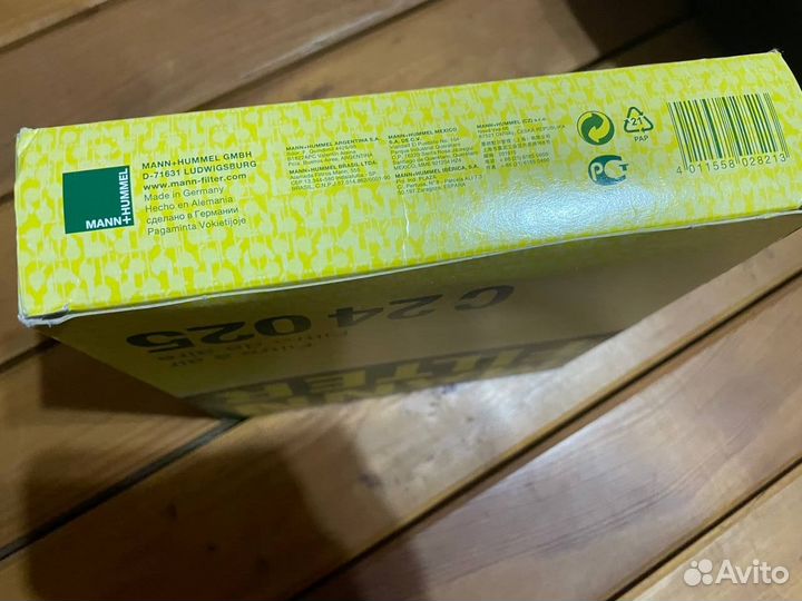Воздушный фильтр для BMW mann filter C24 025
