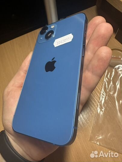 Корпус в сборе iPhone 13 синий, идеал