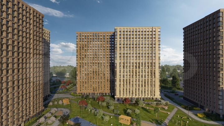 1-к. апартаменты, 34,4 м², 14/23 эт.