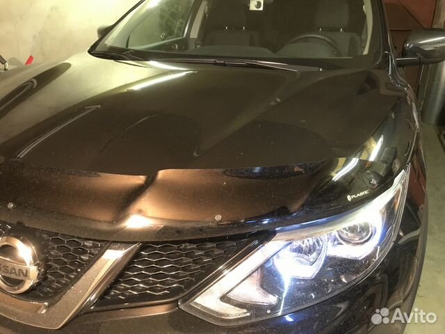 Дефлектор капота Ниссан Кашкай -2014-2018