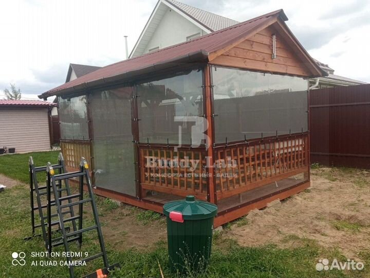 Мягкие окна с москитными пвх сетками