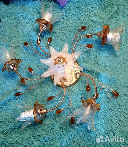 Люстра потолочная бу