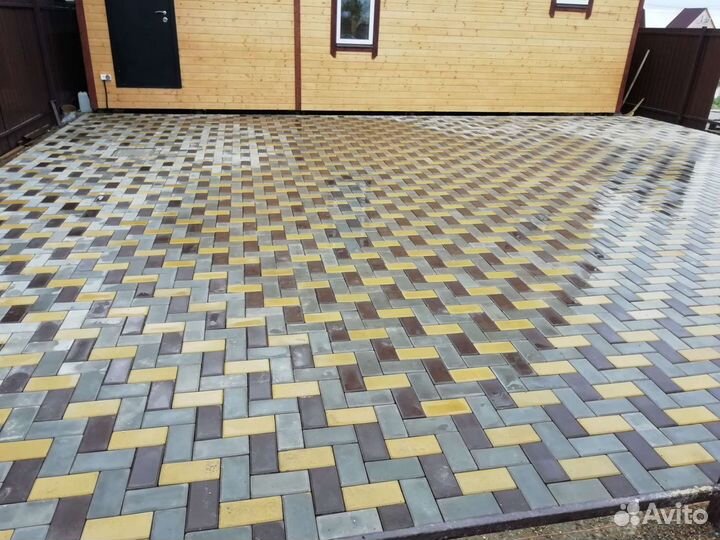 Укладка тротуарной плитки