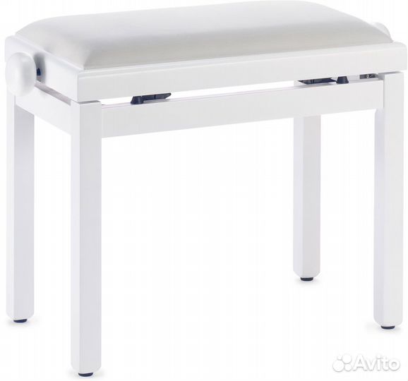 Матовая белая банкетка Stagg PB39 WHM VWH