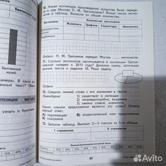 Итоговые проверочные работы, Л.Я.Желтовская, 4 кл