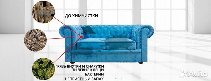 Химчистка мебели, ковров, матрасов диванов на дому