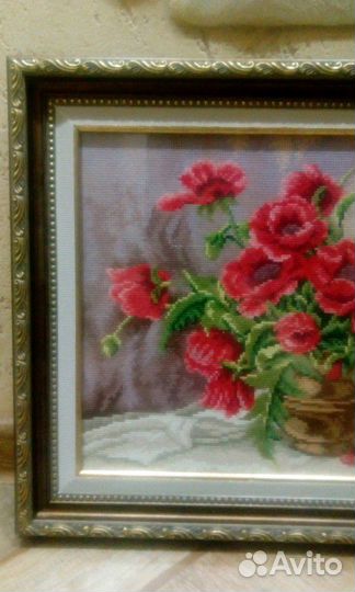 Картина вышитая крестом