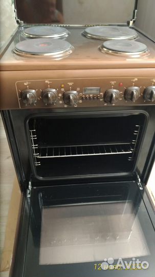 Плита электрическая бу с духовкой gefest