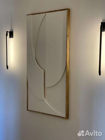 Панно из гипса, интерьерная картина